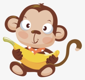 Clip Art Monkey Banana Clipart - Baby Shower Game Baby Food, HD Png Download, Free Download