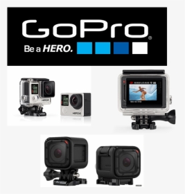 Service Gopro - Gopro Hero4 - Black Edition - Motorsport - Gopro Be A Hero Logo, HD Png Download, Free Download