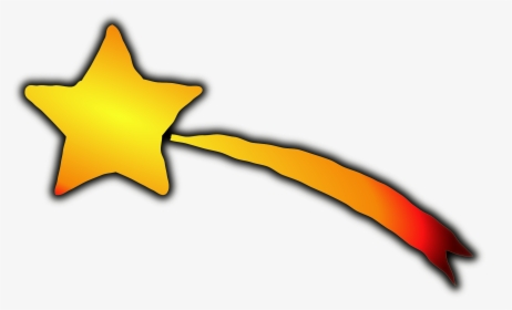 Shooting Star - Shooting Star Drawing Colored, HD Png Download, Free Download