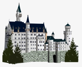 Fairy Tale Clipart German Castle - Neuschwanstein Castle, HD Png Download, Free Download