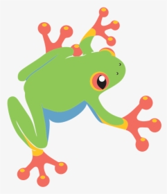 Clipart Frog Green Frog - Cartoon Clipart Tree Frog, HD Png Download, Free Download