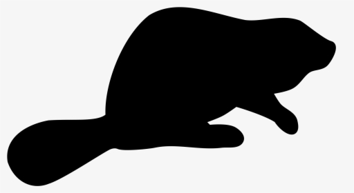 Beaver Silhouette - Silhouette Beaver Clipart, HD Png Download, Free Download