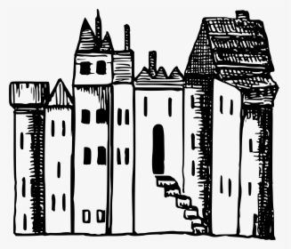 Roughly-drawn Castle Clip Arts - Drawn Castle Png, Transparent Png, Free Download