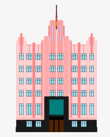 Art Deco Building - Art Deco Building Clipart, HD Png Download, Free Download