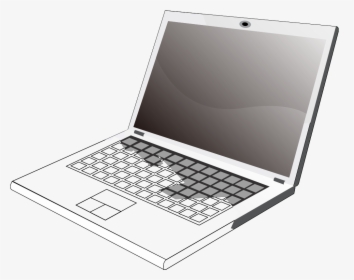 Transparent Computer Clip Art Png - Laptop Vector Image Free, Png Download, Free Download