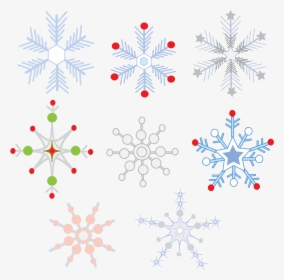 Clip Art Colorful Snowflakes - Vector Graphics, HD Png Download, Free Download