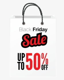 Black Friday Sale White Bag Png Clipart Image - Bag, Transparent Png, Free Download