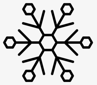 Snowflake - Copo De Nieve Contorno, HD Png Download, Free Download