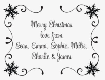 Personalised Merry Christmas Stamp, HD Png Download, Free Download