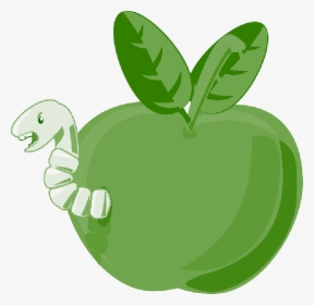 Red, Green, Apple, Food, Fruit, Small, Apples, Bitten - Cartoon Apple, HD Png Download, Free Download