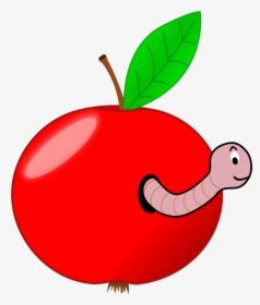 Bitten Apple Clipart Free - Apple With A Hole, HD Png Download, Free Download