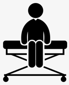 Transparent Person Sitting In Chair Png - Adult Silhouette Clip Art, Png Download, Free Download