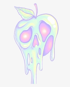 #pastel #apple #face #vsco #oldschool #poison #poisonapple - Illustration, HD Png Download, Free Download