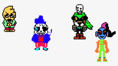 Oceanfell Alphys,,sans,,papyrus And Undyne - Cartoon, HD Png Download, Free Download