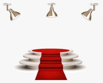 Stage Light Effect Png High Quality Image - Curtains And Red Carpet, Transparent Png, Free Download