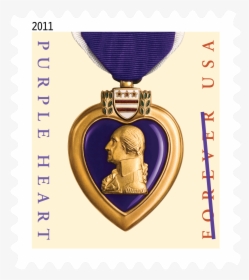 New Purple Heart Stamp, HD Png Download, Free Download