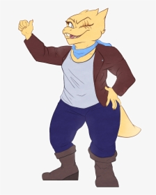 [p] Underswapped Alphys - Cartoon, HD Png Download, Free Download