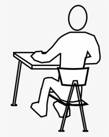 Draw A Person Sitting, HD Png Download, Free Download