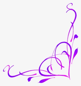 #swirl #swirls #swirly #fancy #elegant #elegance #design - Purple Border Design Transparent, HD Png Download, Free Download