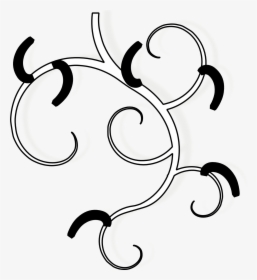 Image Library Library Cool Swirl Designs Black And - Line Art, HD Png Download, Free Download