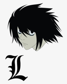 L Lawliet By Andrea - L Death Note Png, Transparent Png, Free Download