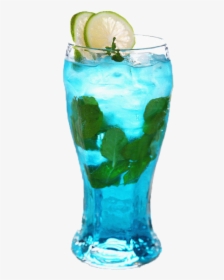 Blue Curacao Mojito Png, Transparent Png, Free Download