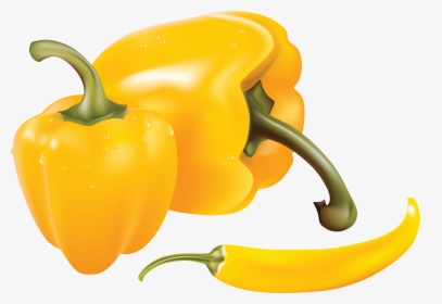 Yellow Pepper Png Image - Chili Pepper Png Yellow, Transparent Png, Free Download