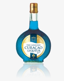 Blue Curaçao Liqueur - Glass Bottle, HD Png Download, Free Download