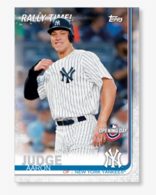 Aaron Judge 2019 Opening Day Baseball Insert Poster - Baseball Player, HD Png Download, Free Download