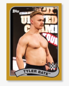 2018 Topps Wwe Heritage Tyler Bate Gold Ed - Wwe Home Video, HD Png Download, Free Download