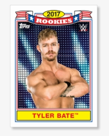 2018 Topps Wwe Heritage Tyler Bate Top Ten Rookies - Barechested, HD Png Download, Free Download
