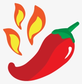 Transparent Chili Pepper Clipart - Chili Pepper Emoji Transparent, HD Png Download, Free Download
