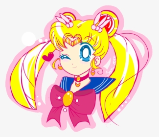 Sailor Moon Chibi Png , Png Download - Sailor Moon Chibi Fan Art, Transparent Png, Free Download