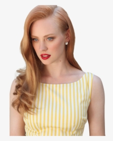 Strawberry Blonde Wearing Yellow, HD Png Download, Free Download