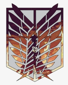 Wings Of Freedom Attack On Titan Red, HD Png Download, Free Download