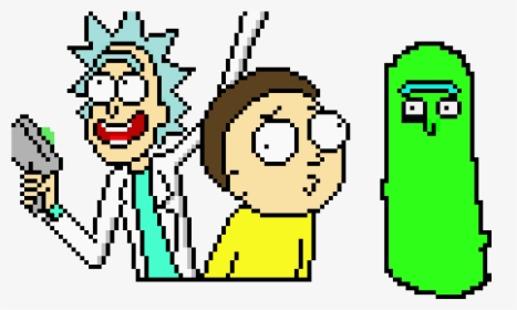 Rick And Morty Pixel Art Pixel Art Maker - Rick And Morty Pixel Art, HD Png Download, Free Download