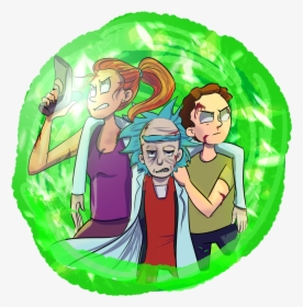 Rick And Morty Rick Sanchez Green Cartoon Human Behavior - Rick And Morty Circle Png, Transparent Png, Free Download