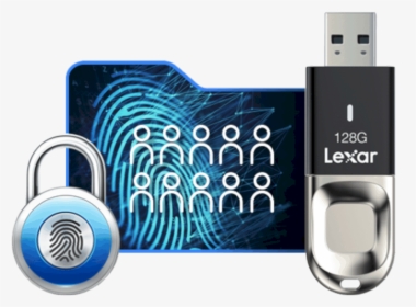 Lexar Jumpdrive Fingerprint F35, HD Png Download, Free Download