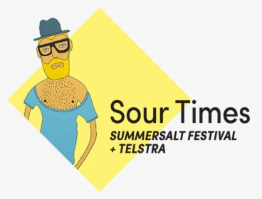 Sour Times Summersalt Festival Telstra - Illustration, HD Png Download, Free Download