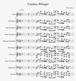 Transparent Clarinet Tenor - Bari Sax Careless Whisper, HD Png Download, Free Download