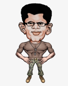 Caricature Of A Soldier, HD Png Download, Free Download