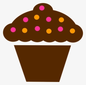 Polka Dot Cupcake Svg Clip Arts - Polka Dot Cupcake Clip Art, HD Png Download, Free Download