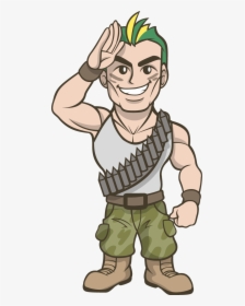 Soldier Commando Clipart - Commando Cartoon Png, Transparent Png, Free Download