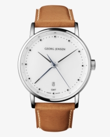 Wristwatch Png Image - Georg Jensen Gmt Watch, Transparent Png, Free Download