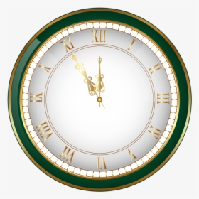 Clock,wall Clock,home Accessories,clip Art,interior - New Year S Clock Png, Transparent Png, Free Download