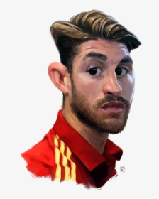 Sergio Ramos Cartoon Png, Transparent Png, Free Download