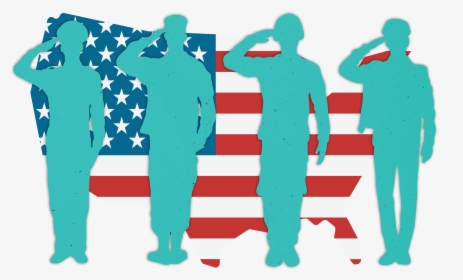 Military Salute Graphic - Illustration, HD Png Download, Free Download