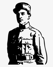 Officer Man Soldier Free Picture - Soldier Ww1 Clipart, HD Png Download, Free Download