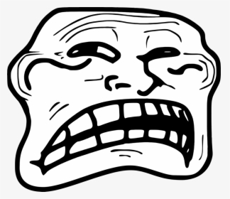 Rage Face Troll Face - Angry Face Meme Png, Transparent Png - kindpng