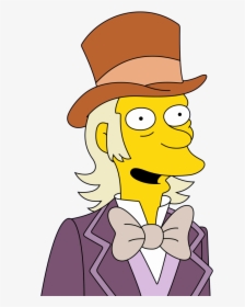 Willy Wonka The Simpsons, HD Png Download, Free Download